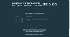 Desktop Screenshot of faergeparken20.dk